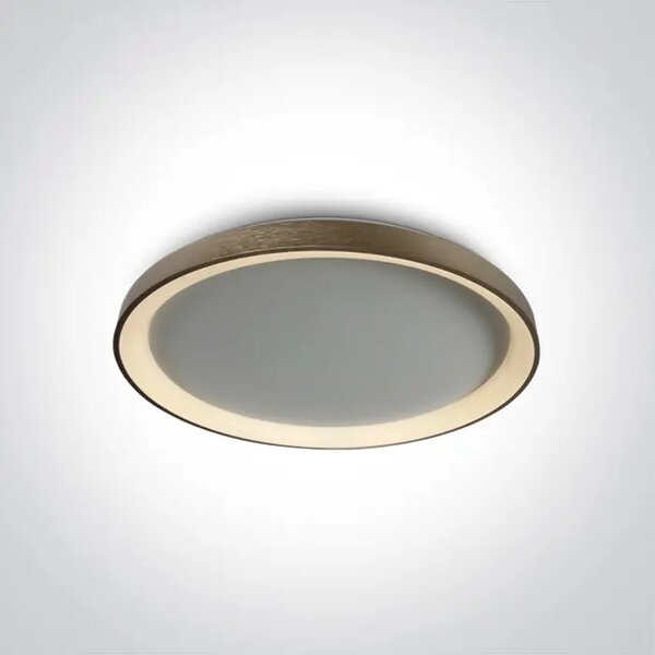 LED PLAFONJERA 48W 230V IP20 BRUŠENO ZLATO DM62148L/BGL/W