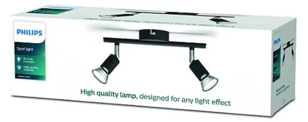 Limbali PHILIPS STROPNI REFLEKTOR CRNI 2x50W 230V 8719514465237