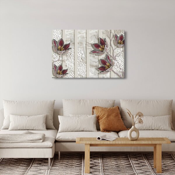 Slika - Ukrasno cvijeće (90x60 cm)
