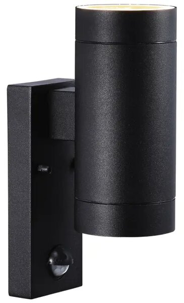 TIN MAXI DOUBLE SENSOR ZIDNA SVJETILJKA CRNA GU10 IP54 21519103