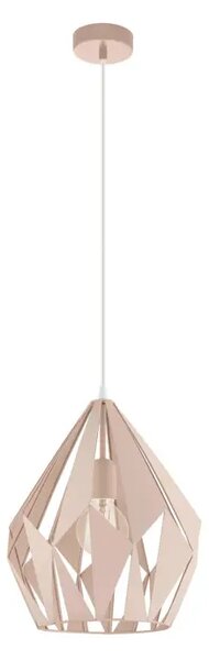 VISILICA 1xE27 PASTELNO LILA CARLTON-P 49024