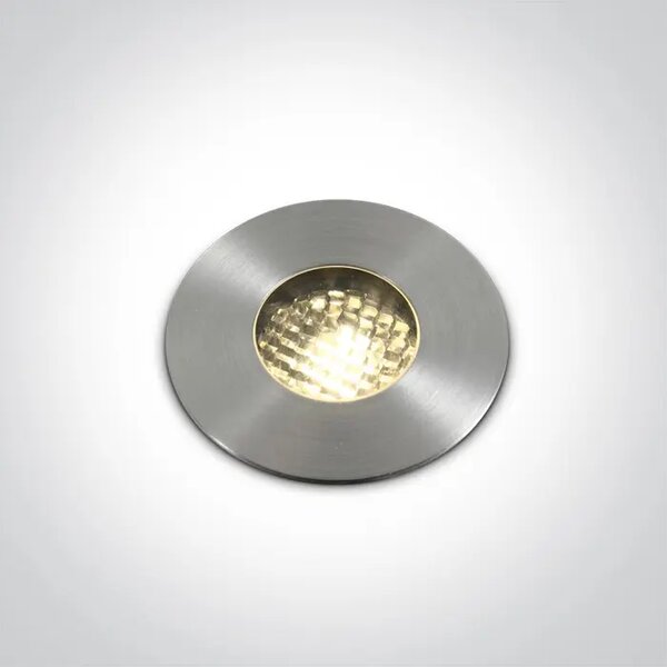 UGRADBENA SVJETILJKA LED/3W/3000K/240lm/36°/24V DC IP67/IK08 DIM. INOX316 DM69052/W