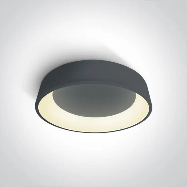 PLAFONJERA LED/42W/3000K/2520lm/230V fi600mm ANTRACIT DM62142N/AN/W