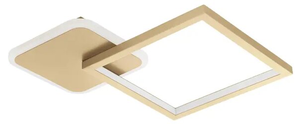PLAFONJERA 1xLED 15W, SA DALJINSKIM, ZLATNO/BIJELA GAFARES 900424