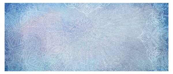 Slika - Mandale u plavoj boji (120x50 cm)