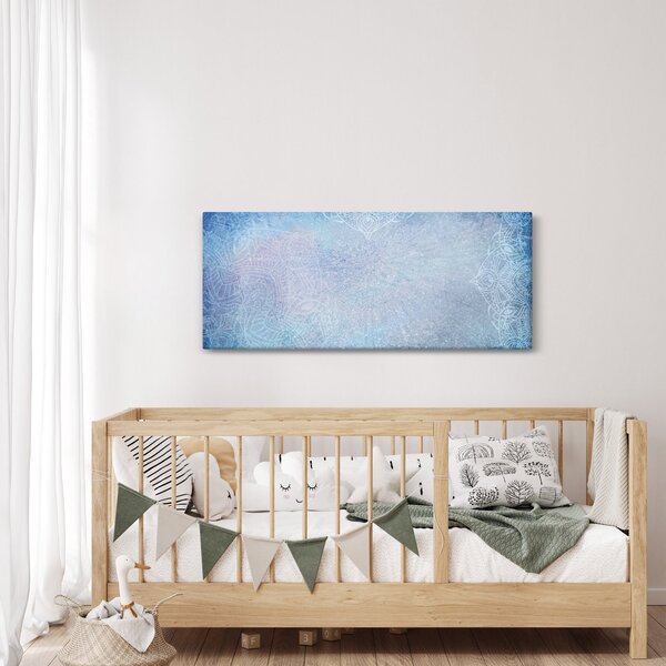 Slika - Mandale u plavoj boji (120x50 cm)