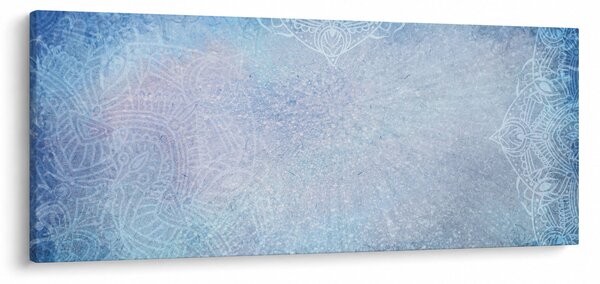 Slika - Mandale u plavoj boji (120x50 cm)
