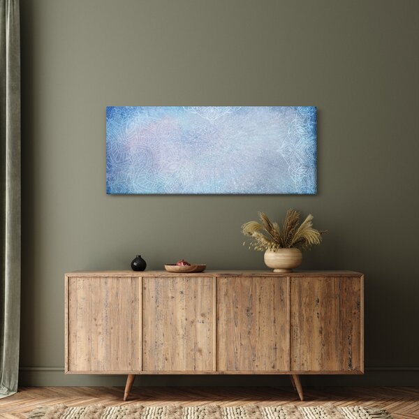 Slika - Mandale u plavoj boji (120x50 cm)