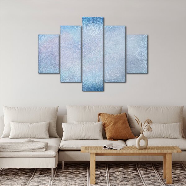 Slika - Mandale u plavoj boji (150x105 cm)