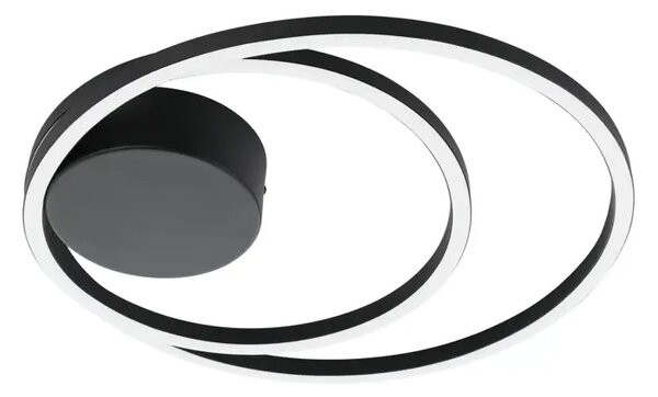 PLAFONJERA 1xLED 36W, CRNO/BIJELA ROUTALE 900471
