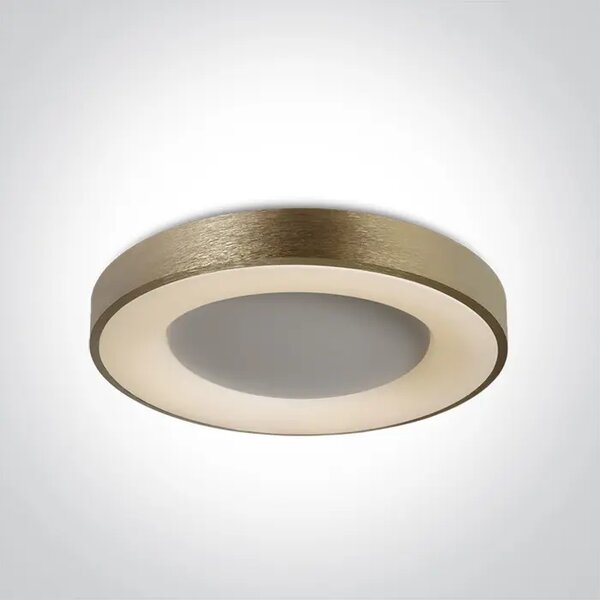 LED PLAFONJERA/50W/3000K/4250lm/BRUŠENO ZLATNA 60cm DM62182A/BGL/W