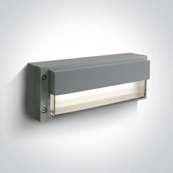 ZIDNA SVJETILJKA LED/30×0,1W/3000K/230V IP54 SIVA DM67176/G/W