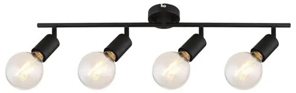 LAMAR REFLEKTOR E27 4X MAX 40/MAT CRNA/IP20 RA3989