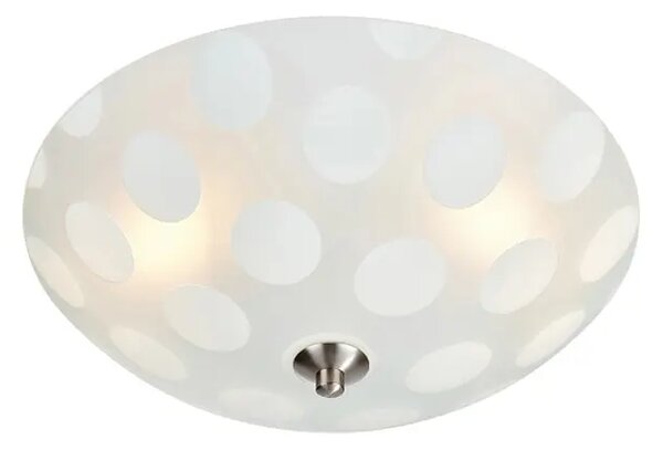 DOTS PLAFONJERA 35CM FROSTED/ČELIK E14 MA107358