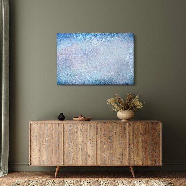 Slika - Mandale u plavoj boji (90x60 cm)