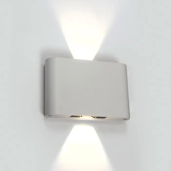ZIDNA SVJETILJKA 2×LED/6W/2X400lm/3000K IP54 BIJELA DM67412/W/W