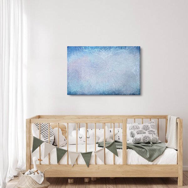 Slika - Mandale u plavoj boji (90x60 cm)