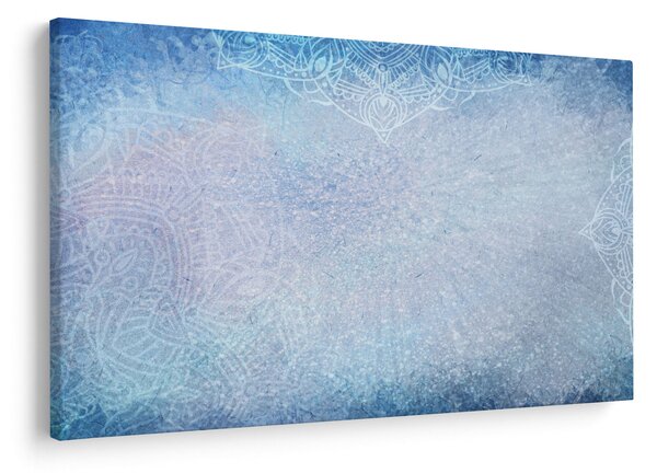 Slika - Mandale u plavoj boji (90x60 cm)