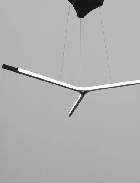 ODERICK VISILICA LED 44W/3000K/1346lm/IP20/CRNA NL9100145
