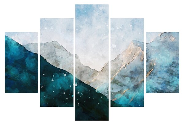Slika - Crtež planina (150x105 cm)