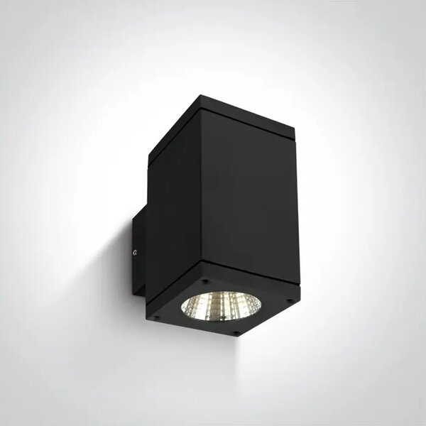 ZIDNA SVJETILJKA LED 2x6W/2x440lm IP54 CRNA DM67138A/B/W