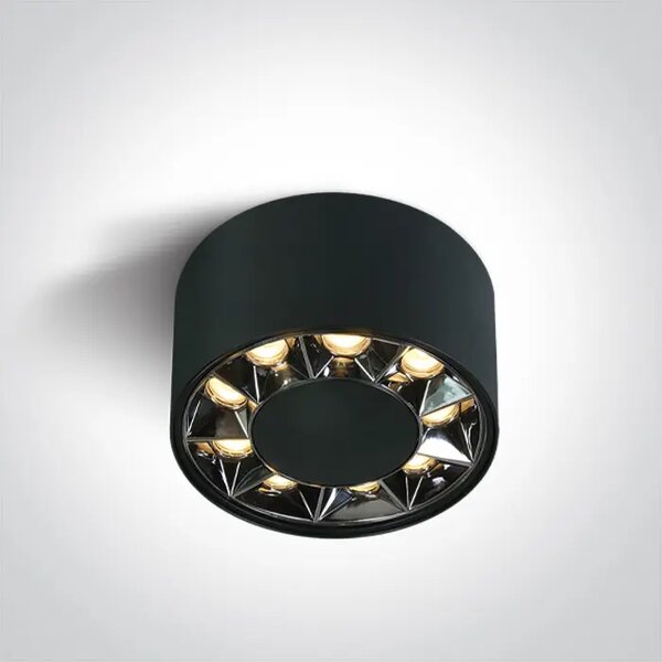 STROPNA SVJETILJKA LED 12W WW IP20 38deg 230V CRNA DM12112X/B/W