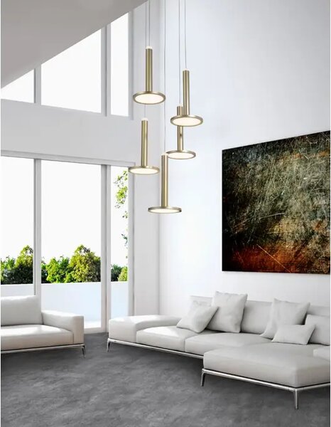 PALENCIA VISILICA LED 47W/3000K/2665lm/IP20/MESING ZLATNA NL1703301202