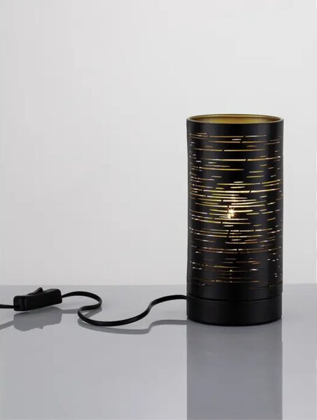 ZANE STOLNA LAMPA E14 /IP20/CRNA/ZLATNA NL9155902