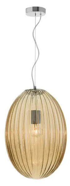 HECTOR VISILICA 1×E27/12W/230V CHAMPAGNE STAKLO NL9190032#
