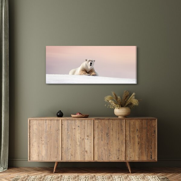 Slika - Polarni medvjed (120x50 cm)