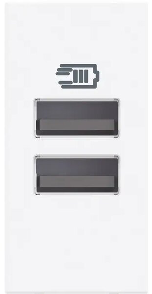 CLASSIA USB UTIČNICA TIP A + TIP A/3A 1M BIJELA RW4191AA