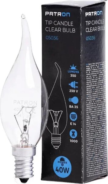 OBIČNA ŽARULJA SVIJEĆA SA UVRNUTIM VRHOM E14 40W BA35 230V CL 5941029892649