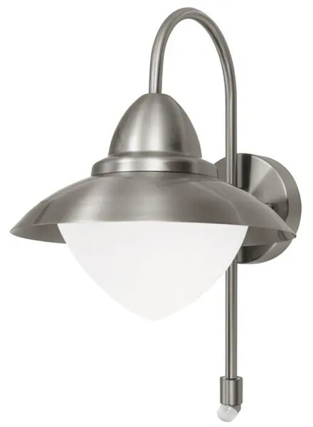 VANJSKA ZIDNA LAMPA 1xE27 SENZOR, INOX SIDNEY 87105