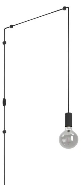VISILICA 1xE27 CRNA PINETINA 900976