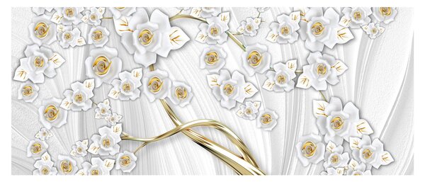 Slika - Drvo sa zlatnim dekorom (120x50 cm)