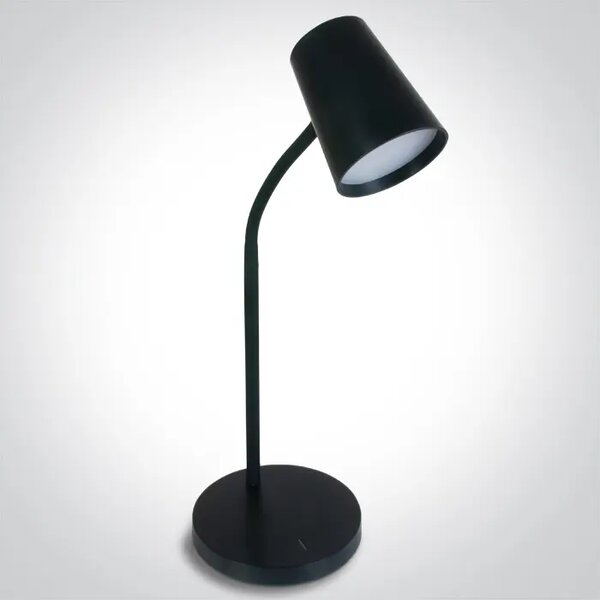 STOLNA LAMPA LED 5W WW DIMM 230V EU PLUG CRNA DM61110/B/W