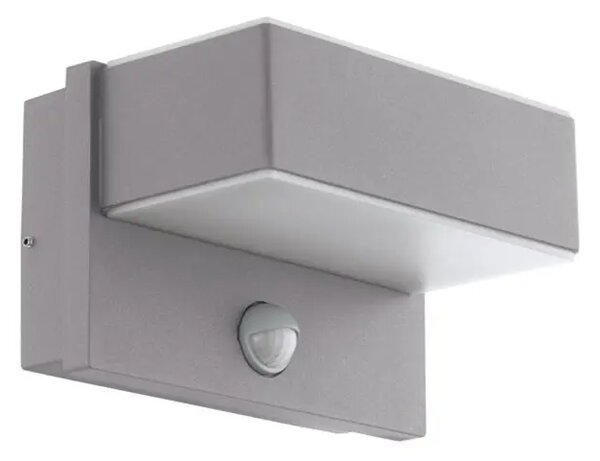 VANJSKA ZIDNA LAMPA 2xLED 2X5,6W, SA SENZOROM, ČELIK/SREBRNA ARDIANO 97159