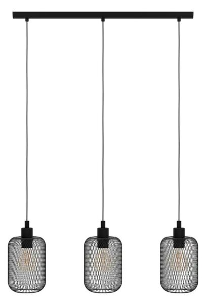 VISILICA 3xE27 D-740, CRNA WRINGTON 43333