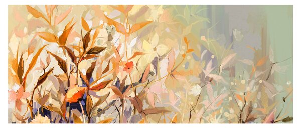Slika - Slikane biljke (120x50 cm)