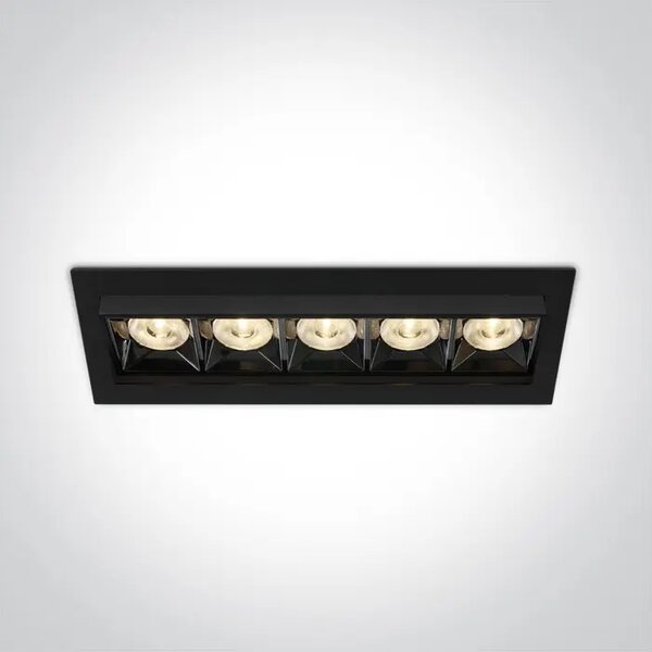 UGRADBENA SVJETILJKA LED 20W WW 38deg IP20 230V CRNA DM51506B/B/W