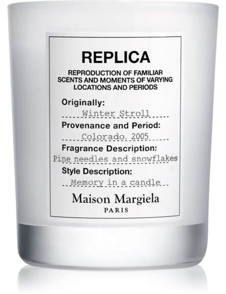 Maison Margiela REPLICA Winter Stroll mirisna svijeća limitirana serija 165 g