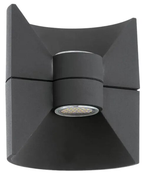 VANJSKA ZIDNA LED LAMPA 2x a 2,5W, ANTRACIT 93368