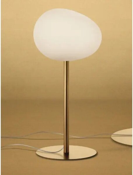 FOSCARINI GREGG MEDIA STOLNA LAMPA ALTA ZLATNO/BIJELA FN168021EG_10