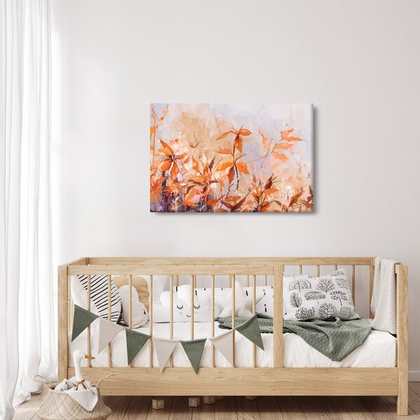Slika - Slikano cvijeće (90x60 cm)