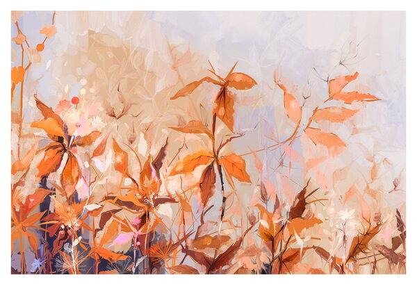Slika - Slikano cvijeće (90x60 cm)