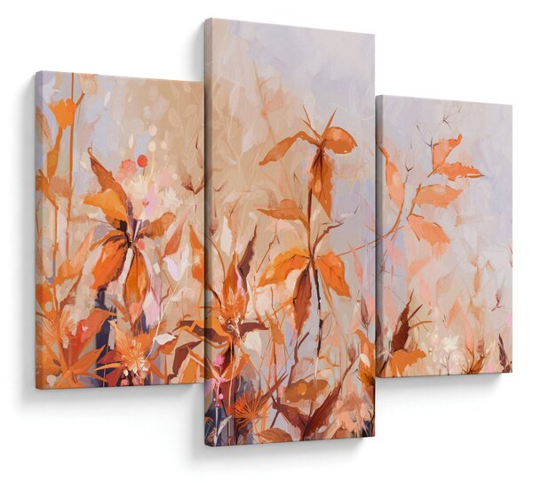 Slika - Slikano cvijeće (90x60 cm)