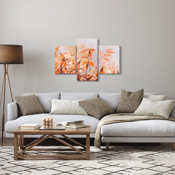 Slika - Slikano cvijeće (90x60 cm)