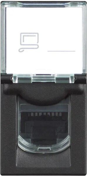 CLASSIA MREŽNA UTIČNICA RJ45/UTP/CAT 5E 1M CRNA RG4279C5E
