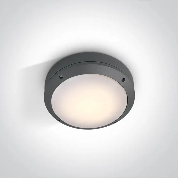 PLAFONJERA LED E27/60W/220V IP54 ANTRACIT DM67204/AN