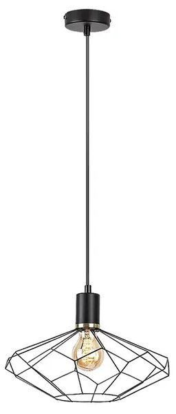 FRAN VISILICA E27 1X MAX 40/MAT CRNA/IP20 RA72241